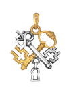Православная подвеска «Ключи апостола Петра»