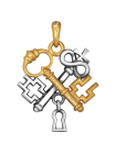 Православная подвеска «Ключи апостола Петра»