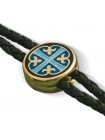 Православный браслет "Крест с лилиями"
