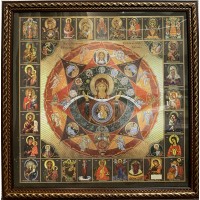Икона Божией Матери "Неопалимая купина и Собор Пресвятой Богородицы"