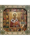 Икона "Святитель Николай Чудотворец и Собор Святых"