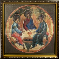 Икона "Святая Троица" (Рублев)