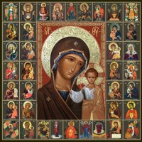 Икона Божией Матери Казанская и Собор Пресвятой Богородицы