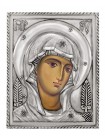 Икона Богородица, посеребрённый оклад. Подходит для венчальной пары