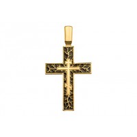 Крест с эмалью