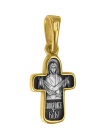 Крест нательный с образом "Покрова Божией Матери"