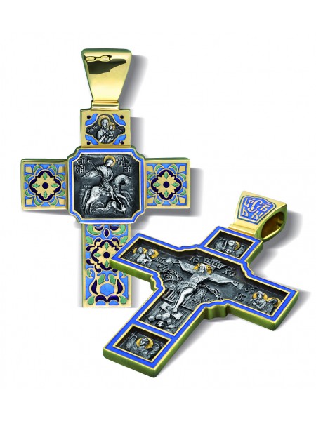 Крест нательный "Святой Георгий Победоносец"