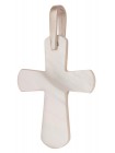 Крест с перламутровой подвеской